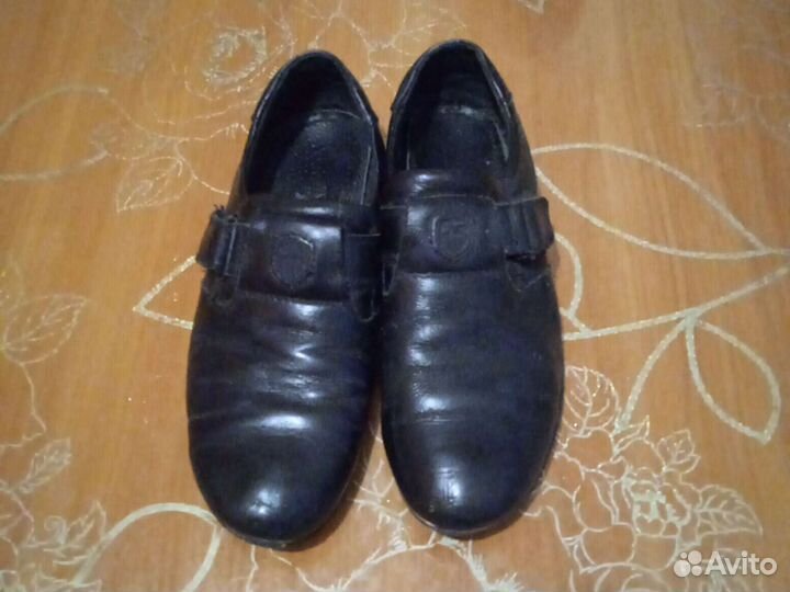 Туфли кожаные