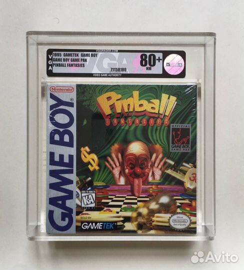 Pinball Fantasies Nintendo Game Boy VGA 80+ Новая