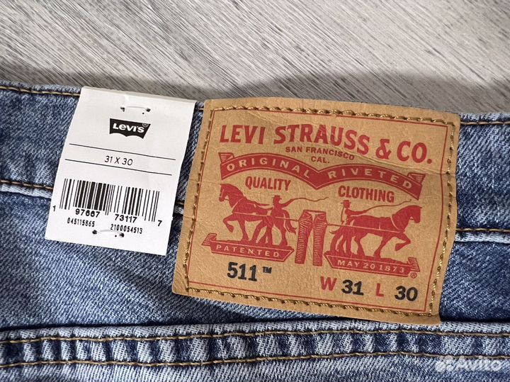 Levis 511 slim оригинал