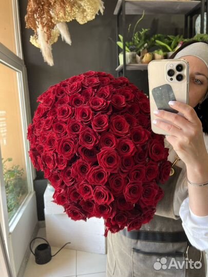 Роза 70 см, 51 шт