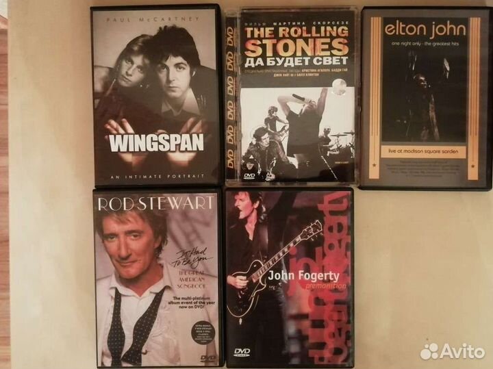 DVD диски поп рок