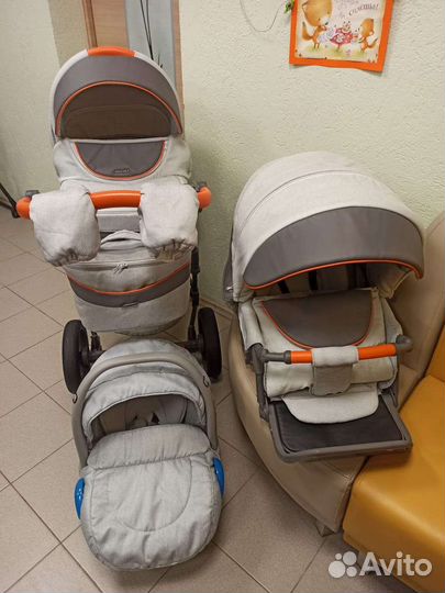 Коляска вездеход Adamex Monte 3 в 1