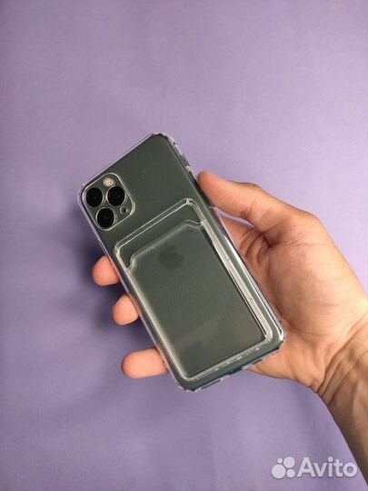 Чехол на iPhone с карманом для карт