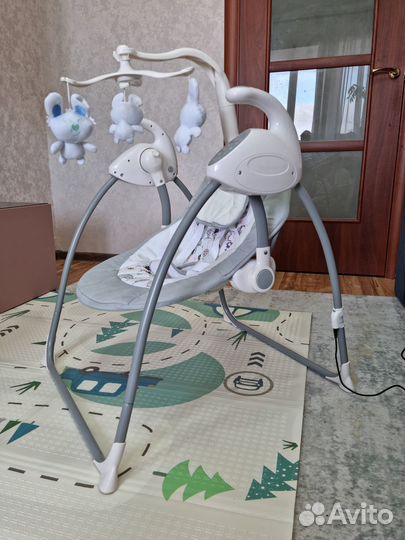 Электронные качели для новорожденных