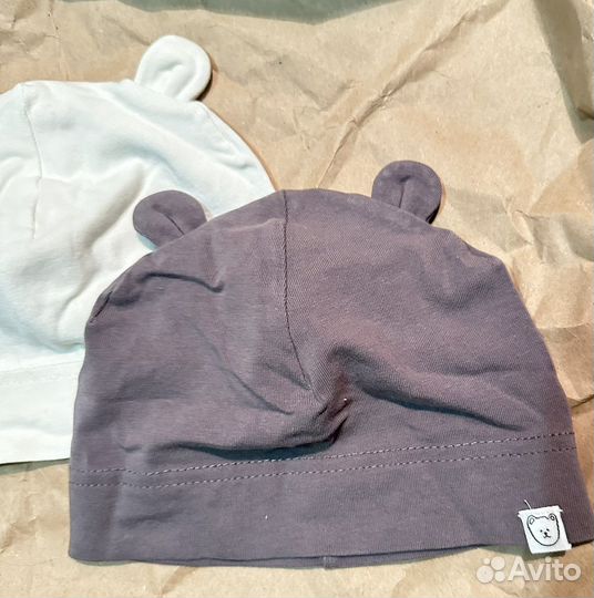 Шапочки для малышей hm 62 68