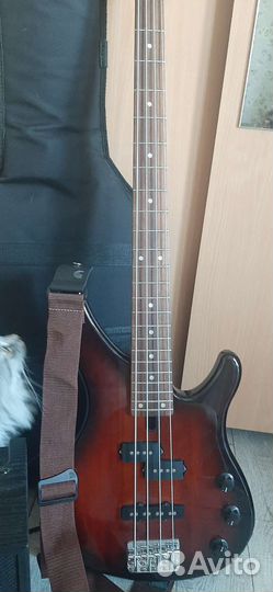 Бас-гитара yamaha с усилителем