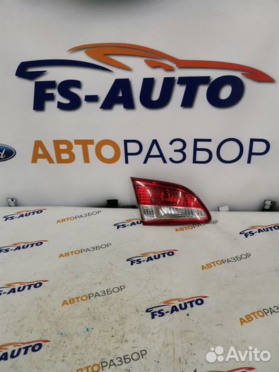 Фонарь Nissan Almera 2013 G15, задний левый