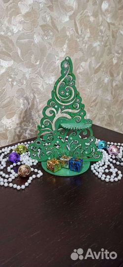 Салфетница новогодняя, подарок, ручная работа