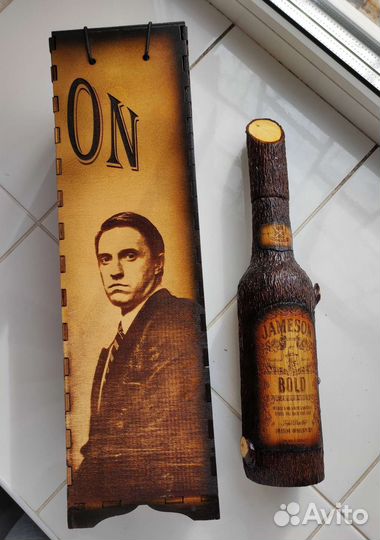 Бутылка для хранения, ручная работа из дерева