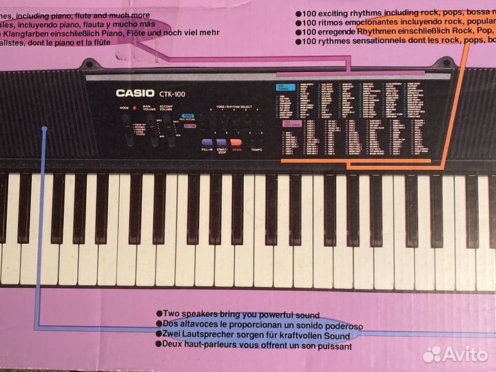 Синтезатор Casio ctk 100