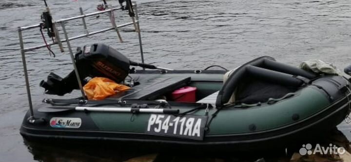 Лодочный мотор и лодка пвх