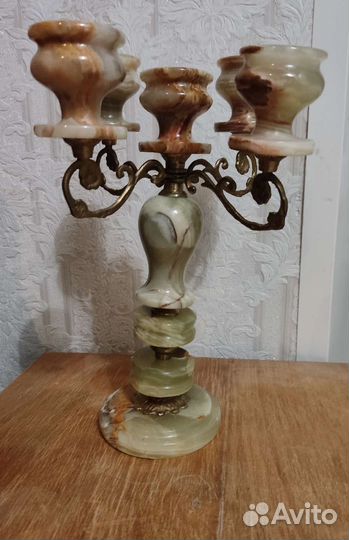 Подсвечник из оникса