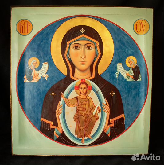 Богоматерь Знамение. Икона деревянная