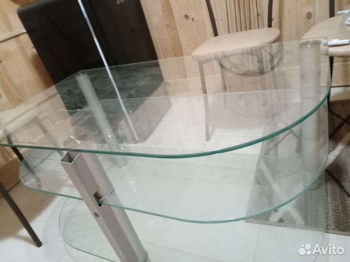 Стеклянная тумба