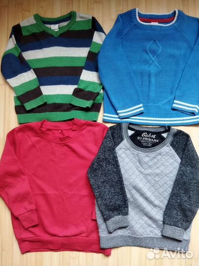 Одежда р. 92 (Rebel, H&M) джинсы, кофты