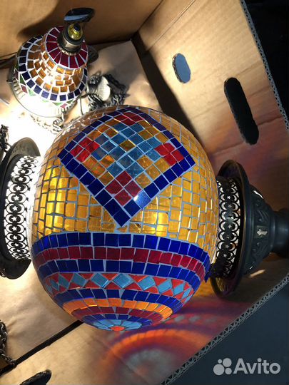 Люстра и бра этнические из Марокко