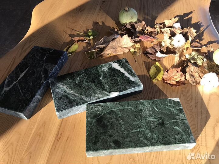 Кирпич для бани из змеевика и талькомагнезита