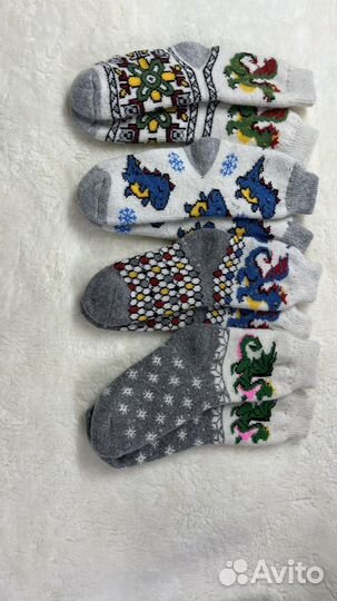 Шерстяные носки