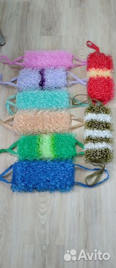 Мочалка ручной работы