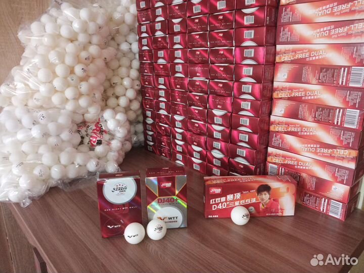 Мячи для настольного тенниса DHS, Palio и др