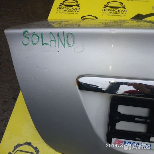 Крышка багажника для Lifan Solano 2010-2016