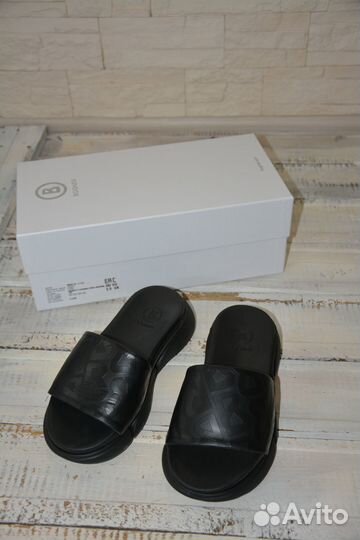 Новые р 36.5 Bogner Оригинал шлепанцы натур кожа
