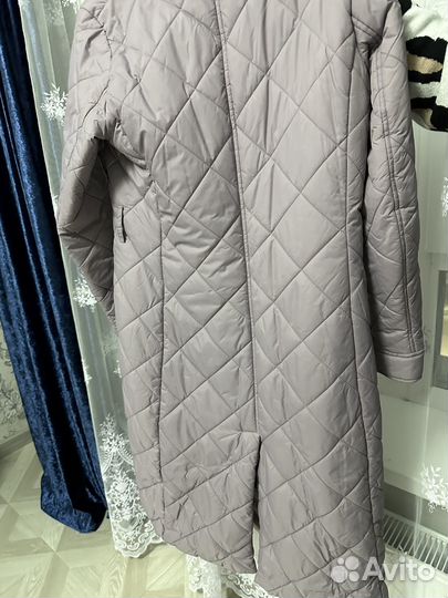 Стеганое пальто