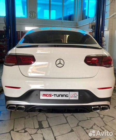 Обвес на Mercedes Benz GLC-Coupe стиль 63 AMG