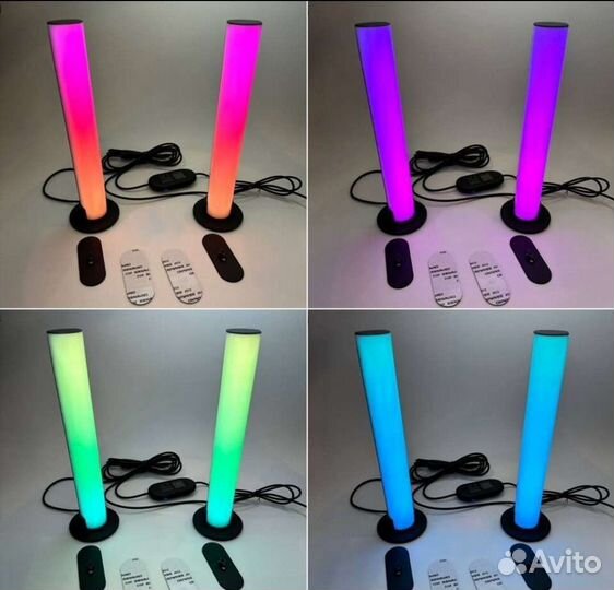 Новые RGB лампы с приложением и реакцией на звук