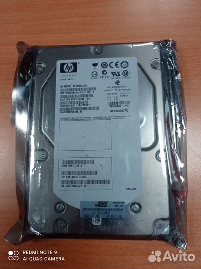 Жесткий диск HP BF300dajzq 15K 3.5
