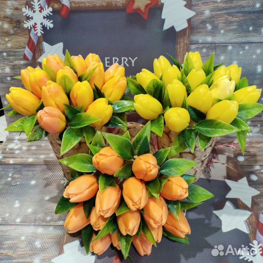 Букет из мыльных цветов