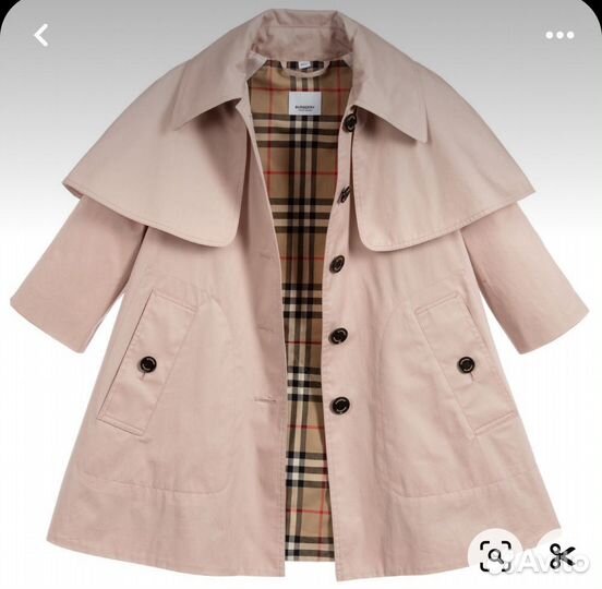 Плащ для девочки 104 110