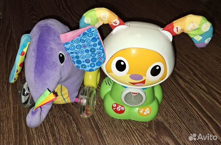 Интерактивная собака и слоник