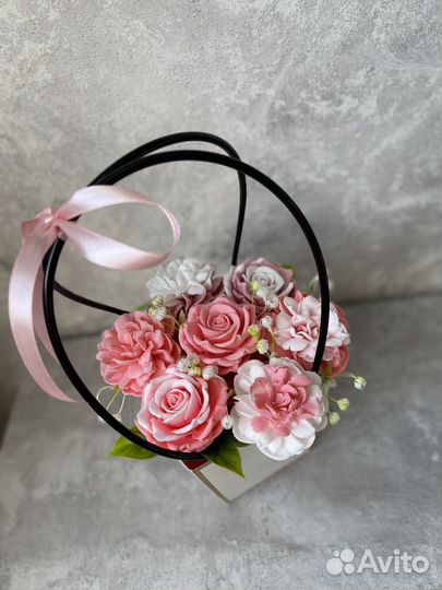 Букет цветов из мыла ручной работы