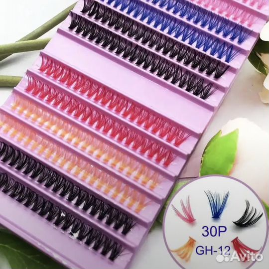 Ресницы пучки накладные
