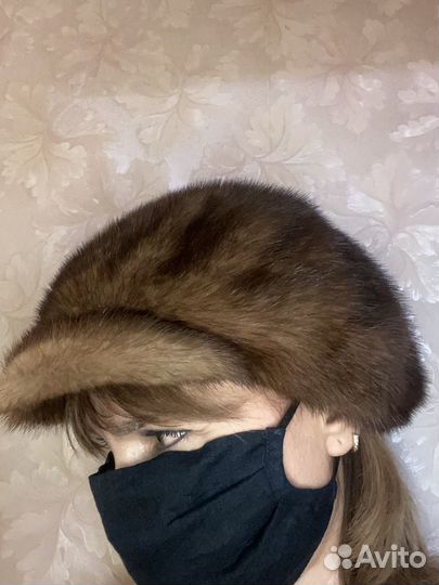 Берет норковый