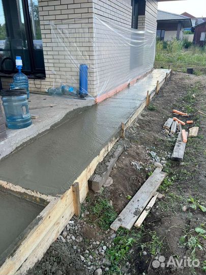 Бетонные работы стяжка
