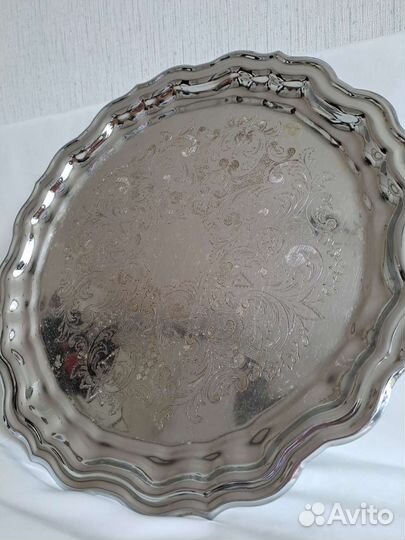 Поднос- (мельхиор)