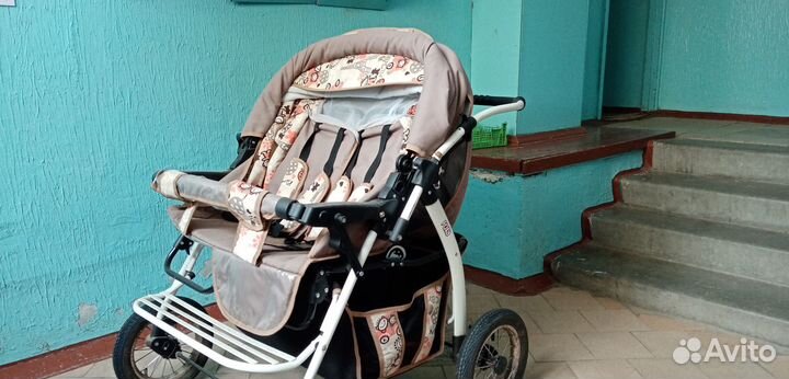 Коляска для двойни foxy