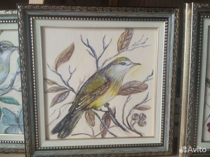 Картина райские птицы