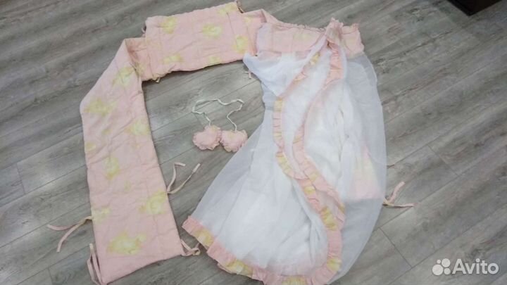 Балдахин (комплект бортики в детскую кроватку)