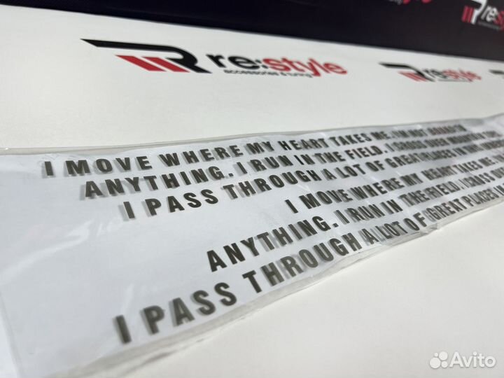 Наклейка на двери Toyota Land Cruiser