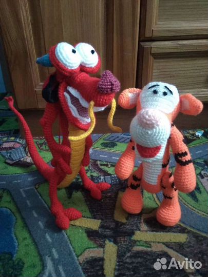 Дракон Мушу вязаный