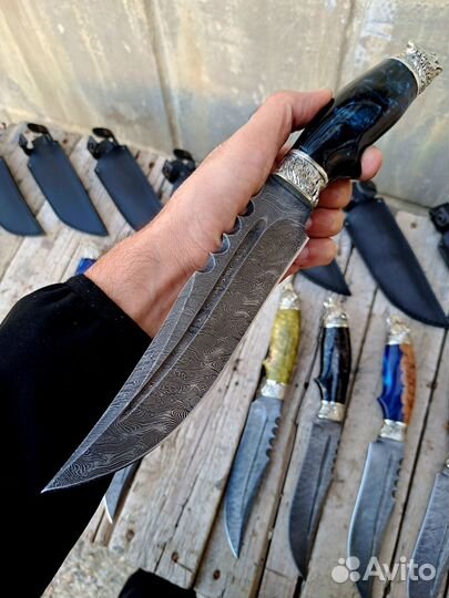 Ножи из дамасской стали