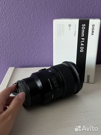 Объектив sigma 50 mm 1.4 sony