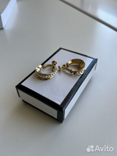 Серьги клипсы винтаж napier