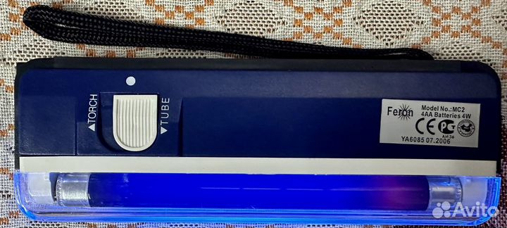 Фонарь-детектор для проверки банкнот Feron MC2