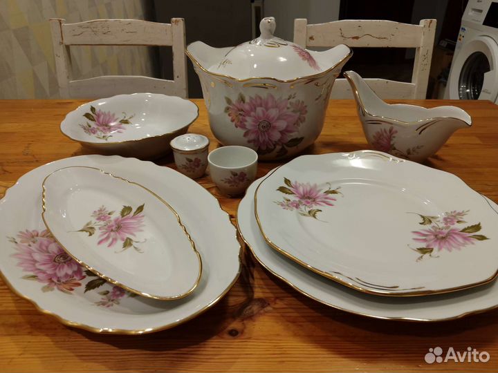 Сервиз столовый. Фарфор, СССР