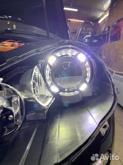 Установка bi led линз