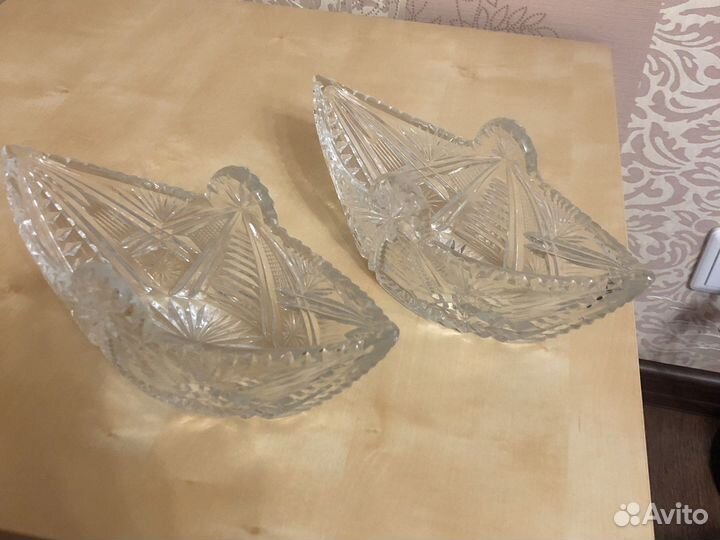 Хрустальные салатники СССР